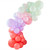 Dino Pink Balloon Arch With Confetti Balloons Pastel