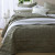 Laundered Linen Bedspread by MM Linen - Olive
