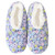 Women's Grey Floral Slippers by SnuggUps