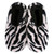 Women's Zebra Print Slippers by SnuggUps