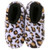 Women's Lilac Leopard Print Slippers by SnuggUps