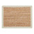 White Border Jute Rectangle Placemat by Linens and More