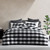 Hogan Slate Duvet Cover Set by Platinum Collection