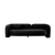 Seattle 3 Seat Sofa by Le Forge - Black Velvet