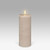 Pillar LED Candle Sandstone by Uyuni - 7.8 X 20.3cm