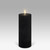 Pillar LED Candle Black by Uyuni - 7.8 X 20.3cm