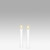Taper LED Candle White by Uyuni - 2.3 X 15cm
