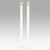 Taper LED Candle White by Uyuni - 2.3 X 35cm