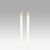 Taper LED Candle Ivory by Uyuni - 2.3 X 25cm