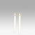 Taper LED Candle Ivory by Uyuni - 2.3 X 20cm