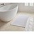 Nova Plush Bath Mats by Baksana - Optic White