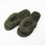 Olive Jandal Plush Slippers by Honeydew