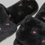 Black Cherry Plush Slippers by Honeydew