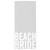 Beach Bride Quick Dry Oversized Beach Towel by Santa Barbara Design Studio