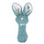 Woolly Bunnie Post Rattle by Stephan Baby - Blue