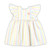 Rainbow Flutter Sleeve Dress (6-12 months) by Stephan Baby