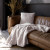 Frida Square Cushion by Bambury - Snow