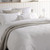 Caspian White Duvet Cover Set by Logan & Mason