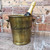 Champagne Bucket Antique Gold by Backyard