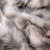 Close Up of Mountain Hare Faux Fur Throw by Heirloom