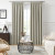 Breakaway Blockout Pencil Pleat Curtain by Filigree - Stone