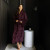 Channel Fleece Robe by Bambury - Plum Channel Fleece Robe by Bambury - Plum