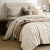 Laundered Linen Bedspread by MM Linen - Natural