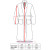 100% Cotton Unisex Bath Robe by Marlborough - Charcoal Grey