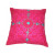 Suzani Fuchsia Pink and Aqua Embroidered Cushion Cover