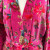 Paradise Hot Pink Velvet Kimono Robe