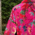 Paradise Hot Pink Velvet Kimono Robe