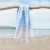 Sofia Turkish Towel Sky Blue Sand Sofia Turkish Towel Sky Blue Sand
