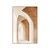 Infinity Arch White Washed Framed Canvas Wall Art by Linens and More