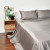 Grey Organic Bamboo Sheet Set By Calma Sleeps