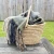 Kans Grass Oval Shopping Basket by Linens and More