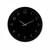 Itzel Clock Black Frame by Linens and More