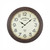 Tuuli Clock Distressed Brown Frame by Linens and More