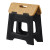 Compact Bamboo On Top Foldable Stool 27cm By Vigar