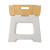 Compact Bamboo On Top Foldable Stool 27cm By Vigar
