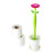 Flower Power White Toilet Set by Vigar