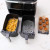 Silicone Fibreglass Dual Basket Air Fryer Liner - Set of 2 by Nostik