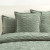Harper Jacquard Juniper Duvet Cover or Euro P/C by Renee Taylor