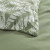 Lansfield Jacquard Sage Duvet Cover or Euro P/C by Renee Taylor