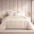Bella Jacquard Blush Duvet Cover Set or Euro P/C by Renee Taylor