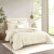 Dakota Jacquard Beige Duvet Cover Set by Renee Taylor
