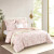 Aura Jacquard Blush Duvet Cover Set or Euro P/C by Renee Taylor