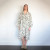 Linen Botanical Bath Robe by MM Linen