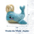 Rope Whale Plush Dog Toy Jumbo by Grrreen