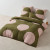 Pluto Olive Duvet Cover Set by Linen House