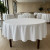 White Commercial Tablecloth 180cm Round Clearance Special